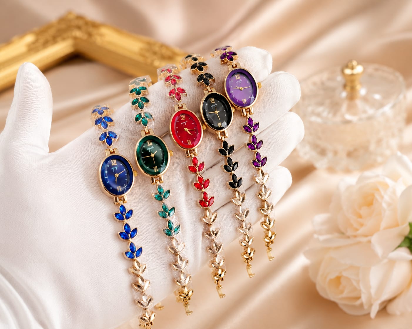 Purple Emerald Watch