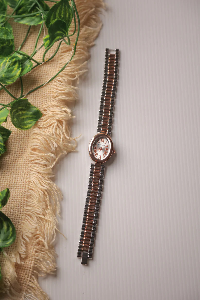 Cartier Oval Rose Twotone