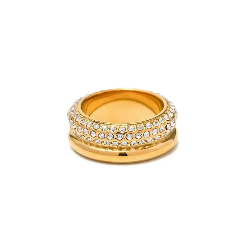 Inaya 18K Gold Plated Spinner Ring