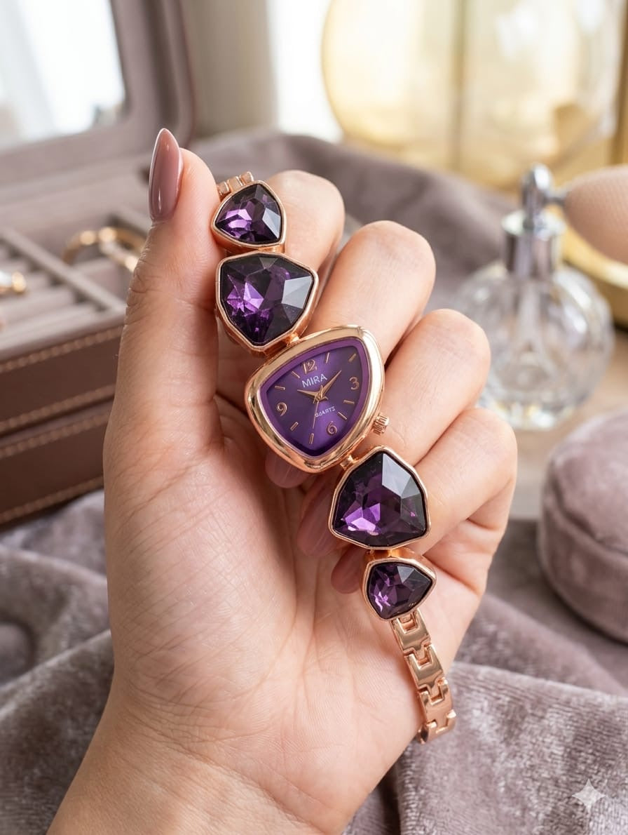 Mira Luxury Crystal Purple