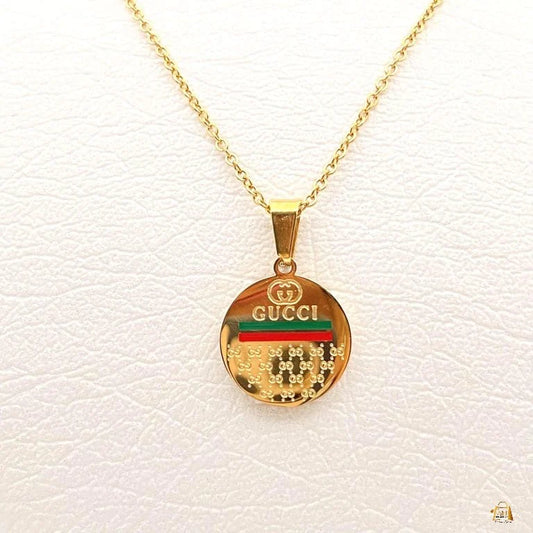 Red & Green Charm Necklace