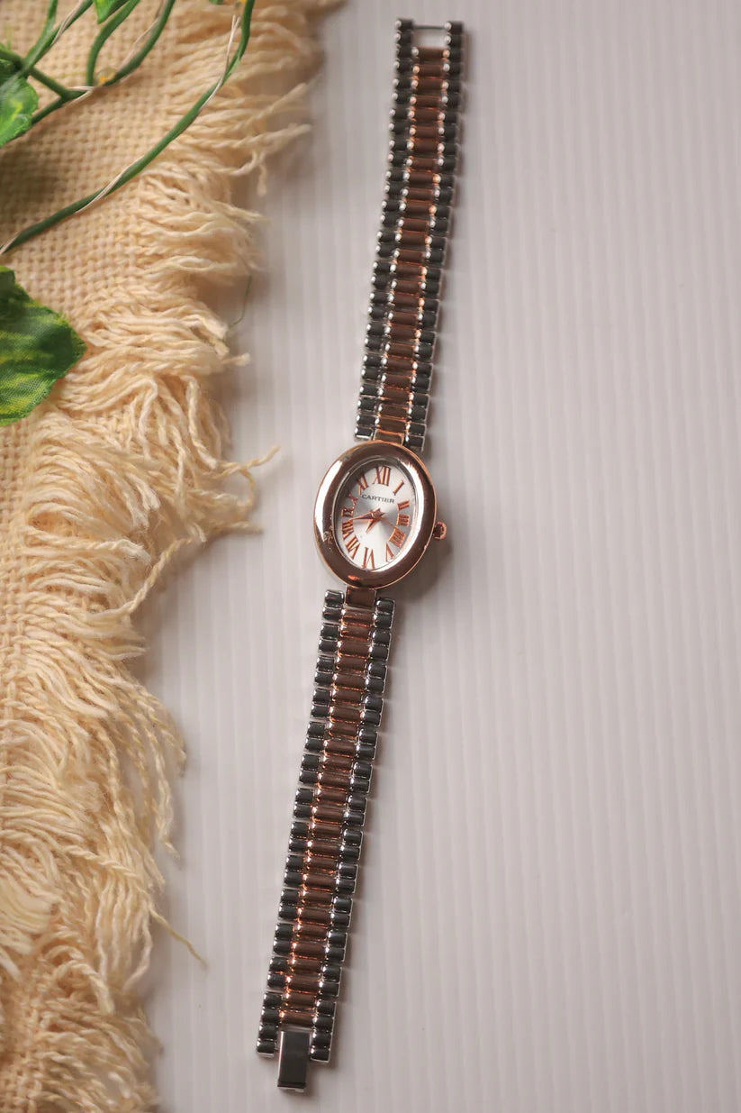Cartier Oval Rose Twotone