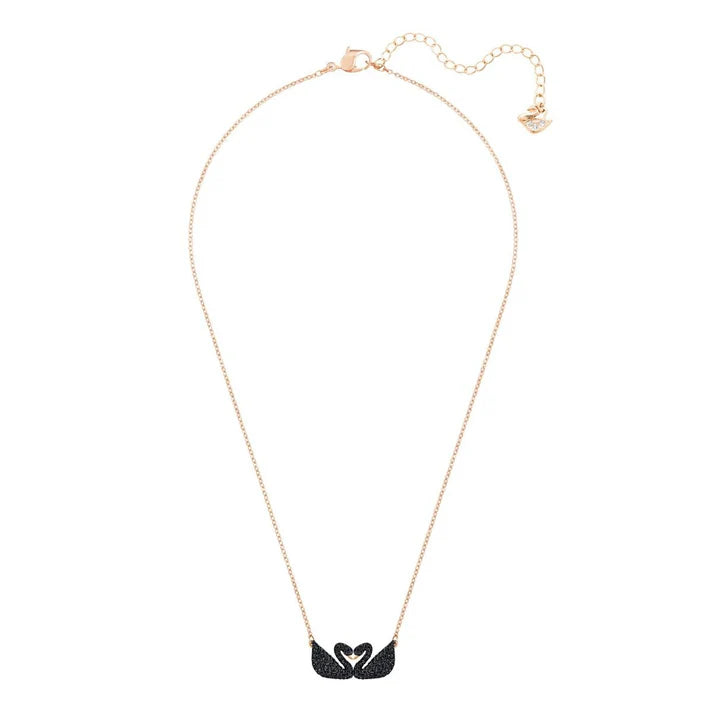 Swarovski Double Swan Necklace