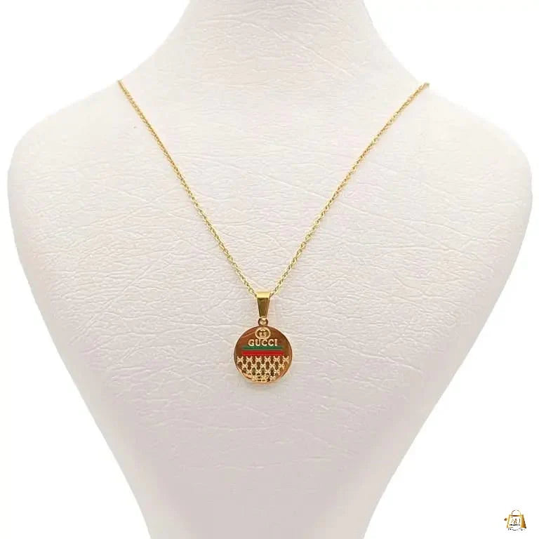 Red & Green Charm Necklace