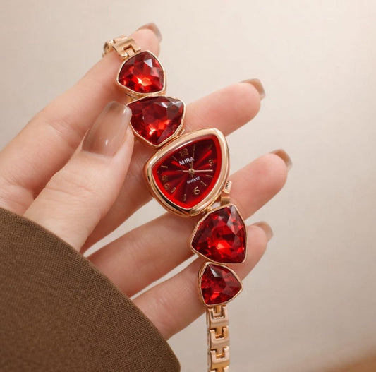 Mira Luxury Crystal Red