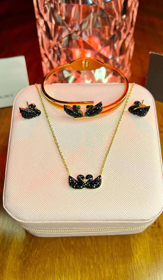 Swarovski Double Swan Set