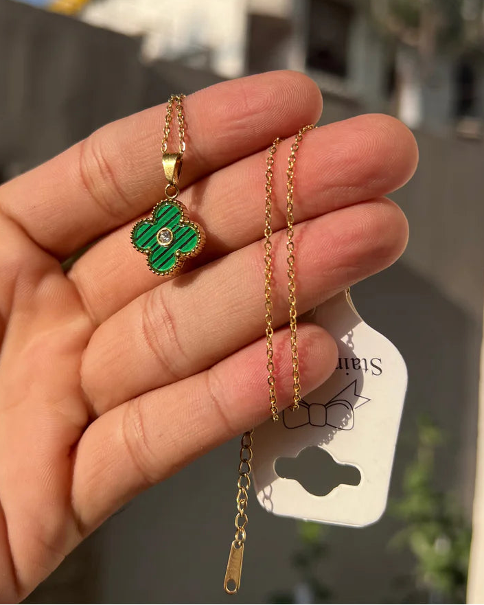 Green Vancleef Necklace