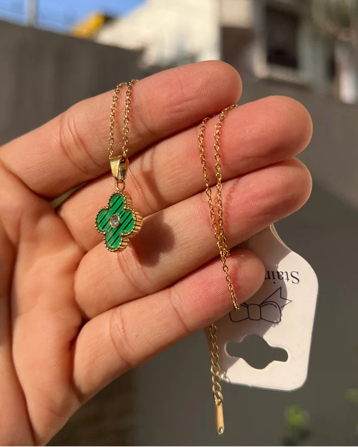 Green Vancleef Necklace