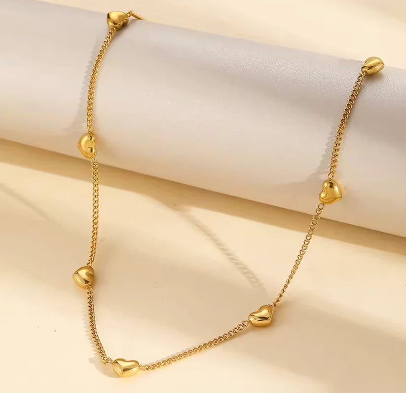 Everyday Romance Many Hearts Necklace