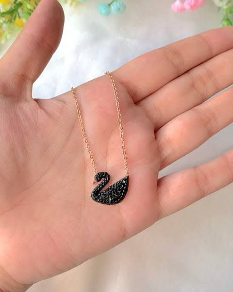 Swarovski Swan Necklace