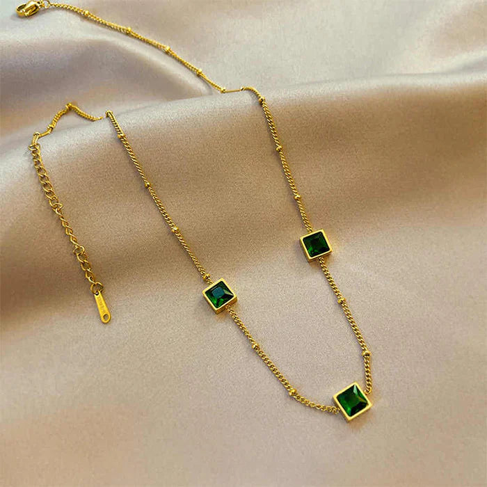 Emerald Choker Necklace