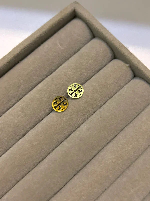 TB Round Studs Earrings