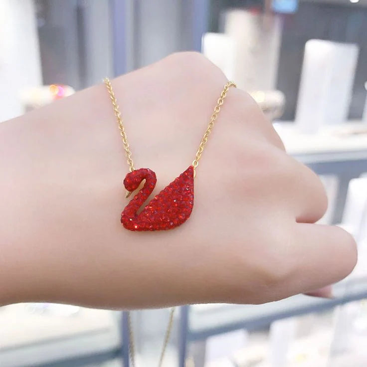 Swarovski Swan Necklace