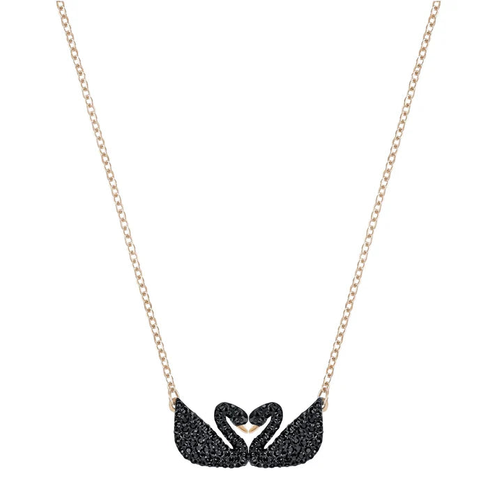 Swarovski Double Swan Necklace